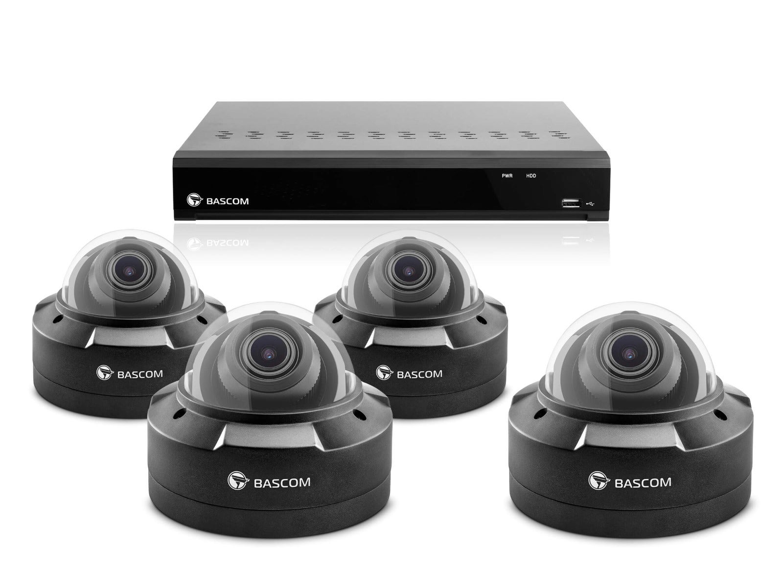 Kabelloses 4-Dome-System PLUS